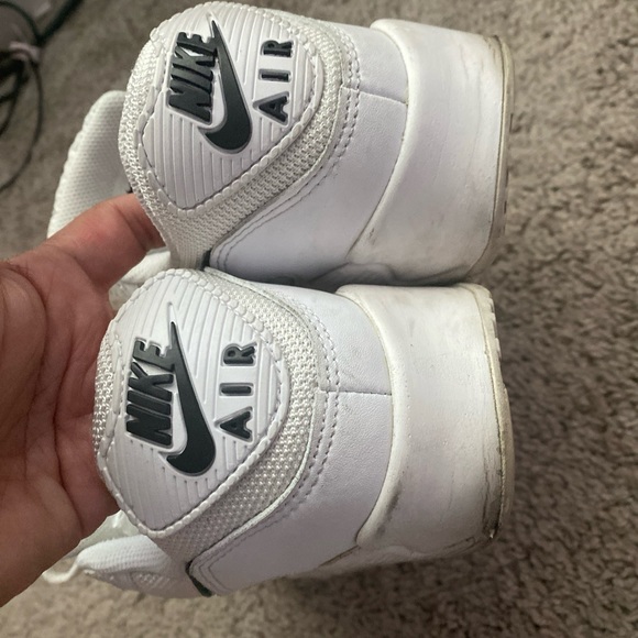 Nike Air Max 90 white running shoes size 9US - Picture 4 of 16